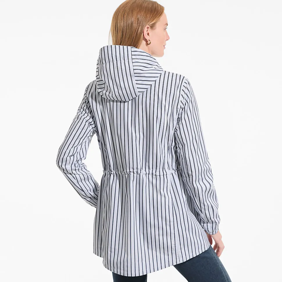 Wasserdichte Gemusterte Regenjacke SQUALL mit Packfach für Damen