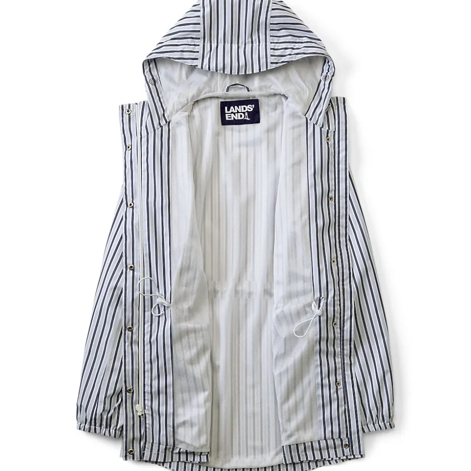 Wasserdichte Gemusterte Regenjacke SQUALL mit Packfach für Damen