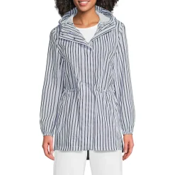 Wasserdichte Gemusterte Regenjacke SQUALL mit Packfach für Damen