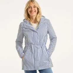 Wasserdichte Gemusterte Regenjacke SQUALL mit Packfach für Damen