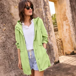 Wasserdichte Regenjacke SQUALL mit Packfach für Damen