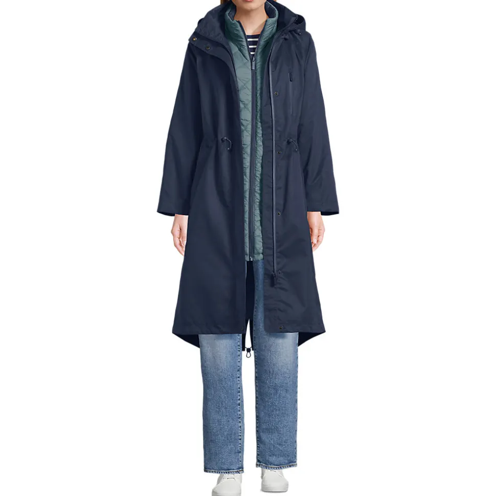 Wasserdichter 4-in-1-Regenmantel für Damen