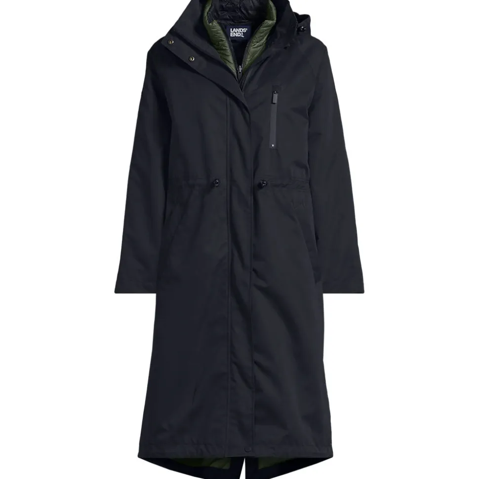 Wasserdichter 4-in-1-Regenmantel für Damen