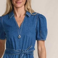 Wasserfeste Halskette mit langem Knotenanhänger für Damen