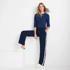 Webhose mit seitlichem Streifen für Damen