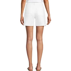Weiße Jeansshorts für Damen in Petite-Größe
