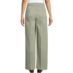 Weite Chinos High Waist aus Lyocell-Mix für Damen