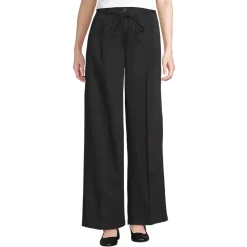Weite Chinos High Waist aus Lyocell-Mix für Damen