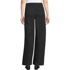 Weite Chinos High Waist aus Lyocell-Mix für Damen