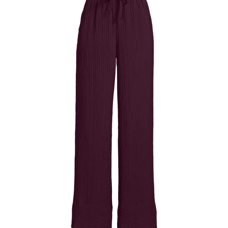 Weite Crinkle-Hose für Damen