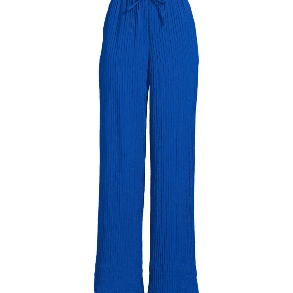 Weite Crinkle-Hose für Damen
