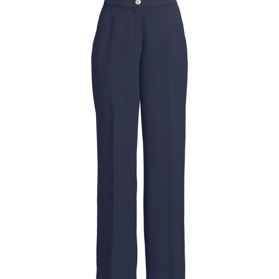 Weite Crêpe-Hose für Damen
