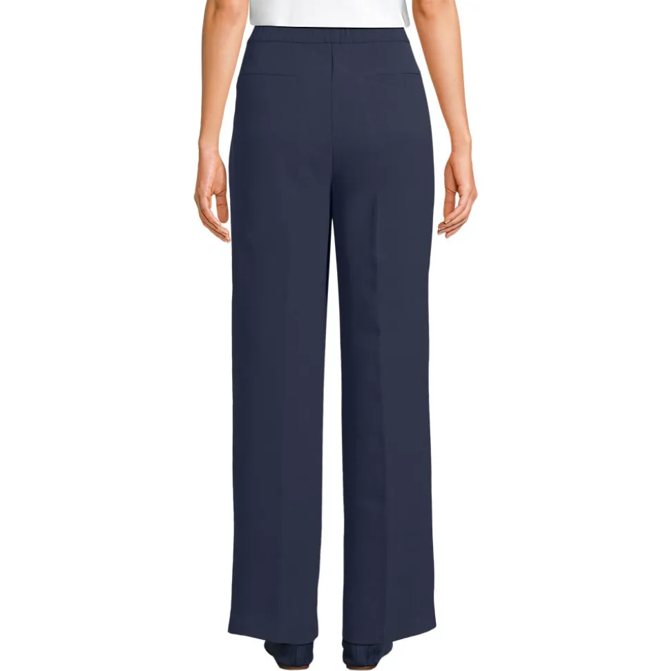 Weite Crêpe-Hose für Damen