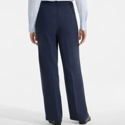 Weite Crêpe-Hose für Damen