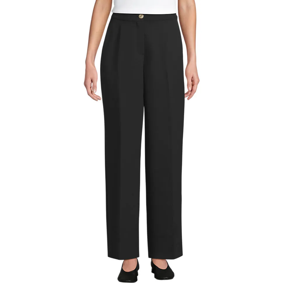 Weite Crêpe-Hose für Damen