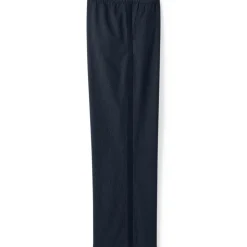 Weite Hose aus gebürstetem Flanell mit Streifendetail für Damen