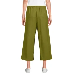Weite Premium Reinleinen-Schlupfhose in 7/8-Länge für Damen