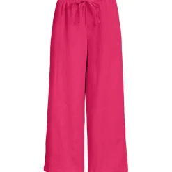 Weite Premium Reinleinen-Schlupfhose in 7/8-Länge für Damen