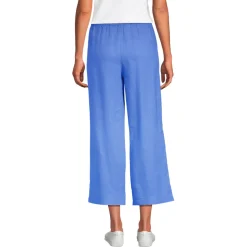 Weite Premium Reinleinen-Schlupfhose in 7/8-Länge für Damen