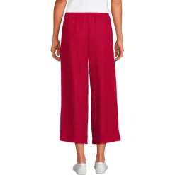 Weite Premium Reinleinen-Schlupfhose in 7/8-Länge für Damen
