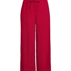 Weite Premium Reinleinen-Schlupfhose in 7/8-Länge für Damen