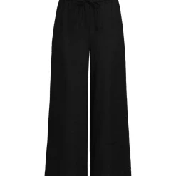 Weite Premium Reinleinen-Schlupfhose in 7/8-Länge für Damen