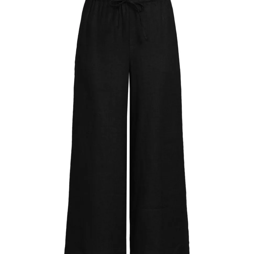 Weite Premium Reinleinen-Schlupfhose in 7/8-Länge für Damen