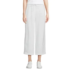 Weite Premium Reinleinen-Schlupfhose in 7/8-Länge für Damen