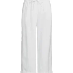 Weite Premium Reinleinen-Schlupfhose in 7/8-Länge für Damen