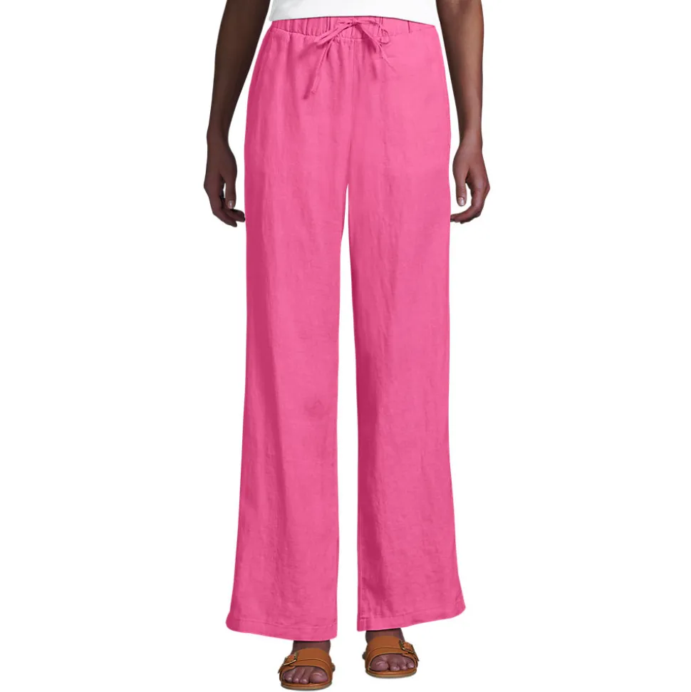 Weite Premium Reinleinen-Schlupfhose für Damen