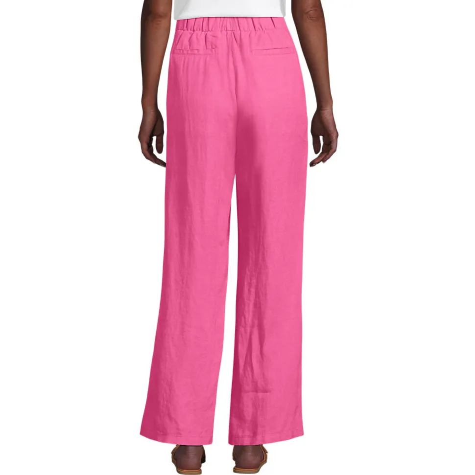 Weite Premium Reinleinen-Schlupfhose für Damen
