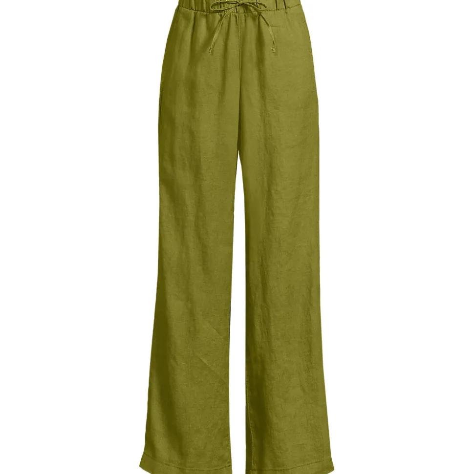 Weite Premium Reinleinen-Schlupfhose für Damen