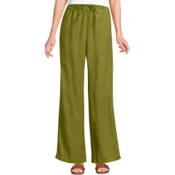 Weite Premium Reinleinen-Schlupfhose für Damen