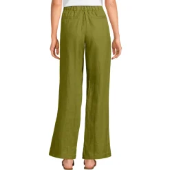 Weite Premium Reinleinen-Schlupfhose für Damen