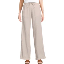 Weite Premium Reinleinen-Schlupfhose für Damen