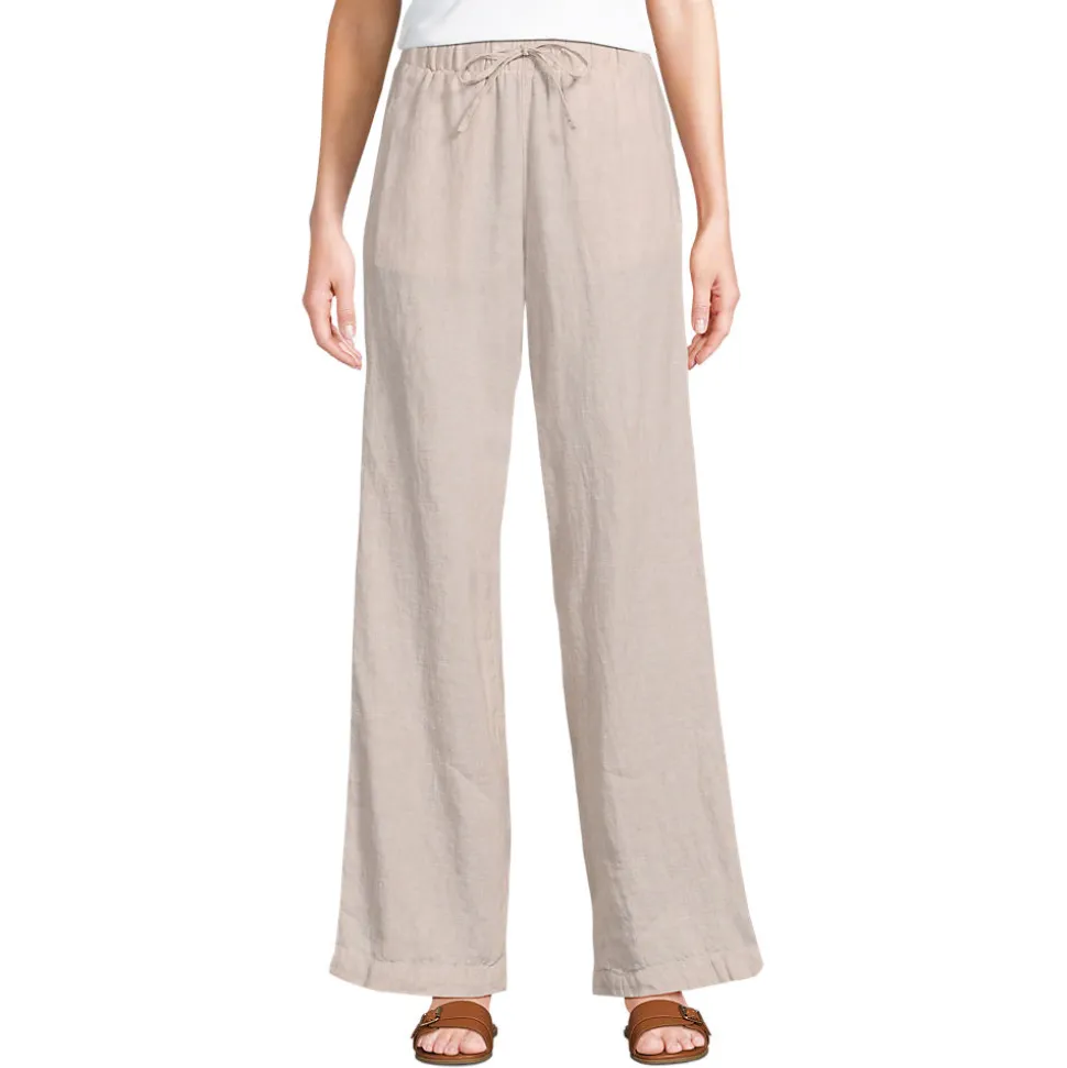 Weite Premium Reinleinen-Schlupfhose für Damen