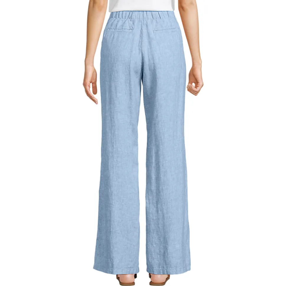 Weite Premium Reinleinen-Schlupfhose für Damen