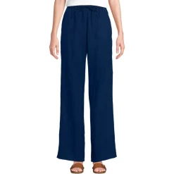 Weite Premium Reinleinen-Schlupfhose für Damen