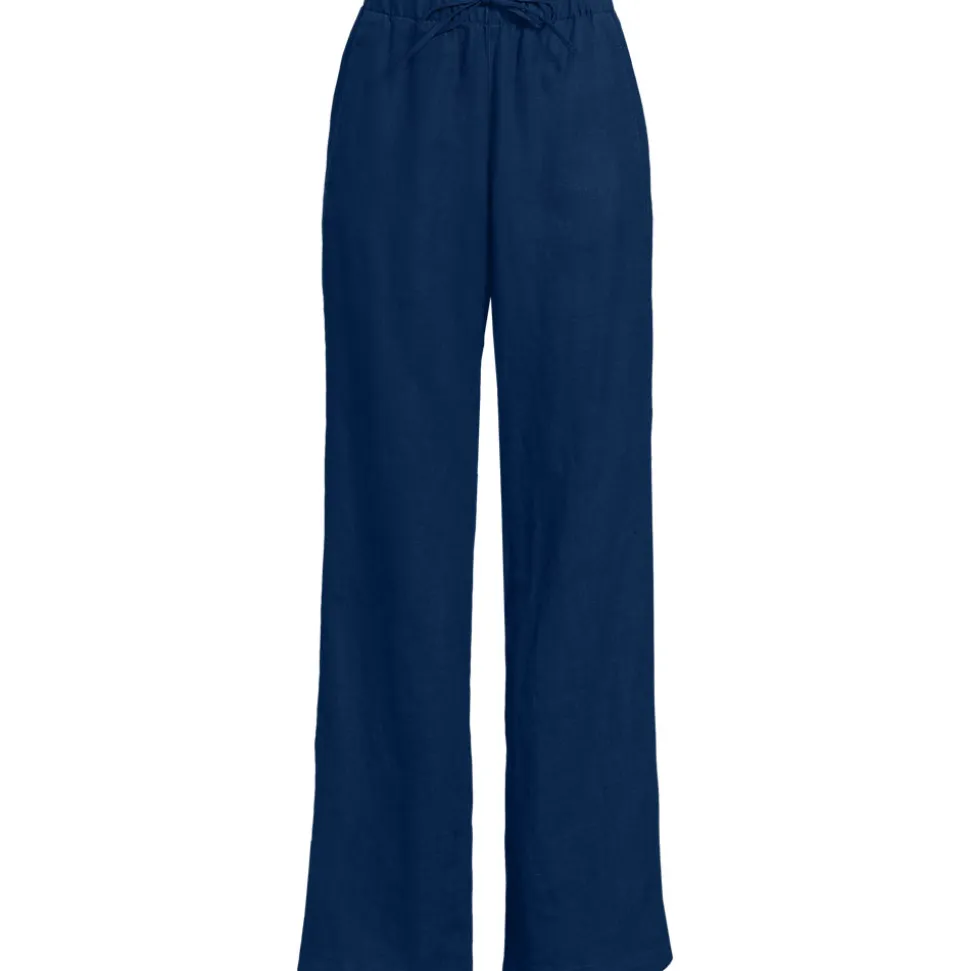 Weite Premium Reinleinen-Schlupfhose für Damen