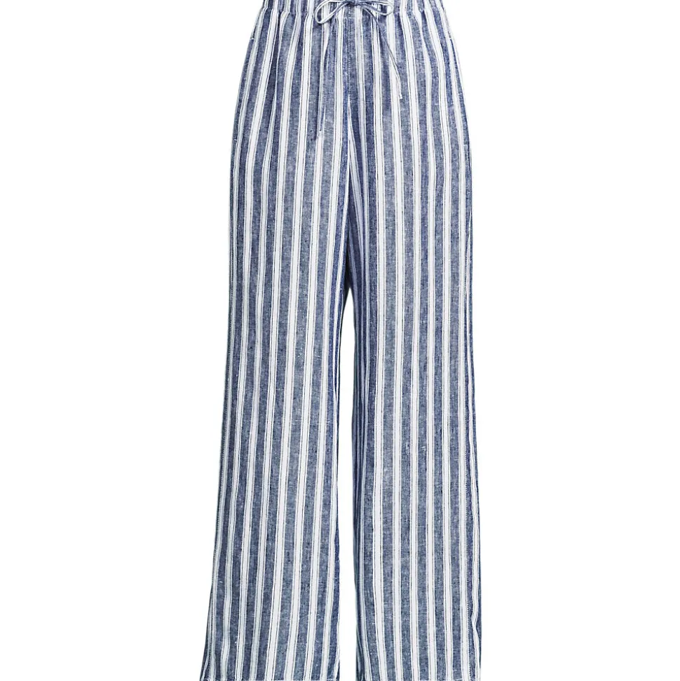 Weite Premium Reinleinen-Schlupfhose für Damen