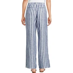 Weite Premium Reinleinen-Schlupfhose für Damen