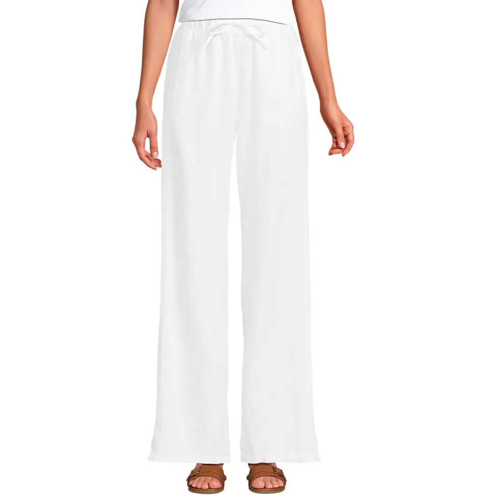 Weite Premium Reinleinen-Schlupfhose für Damen
