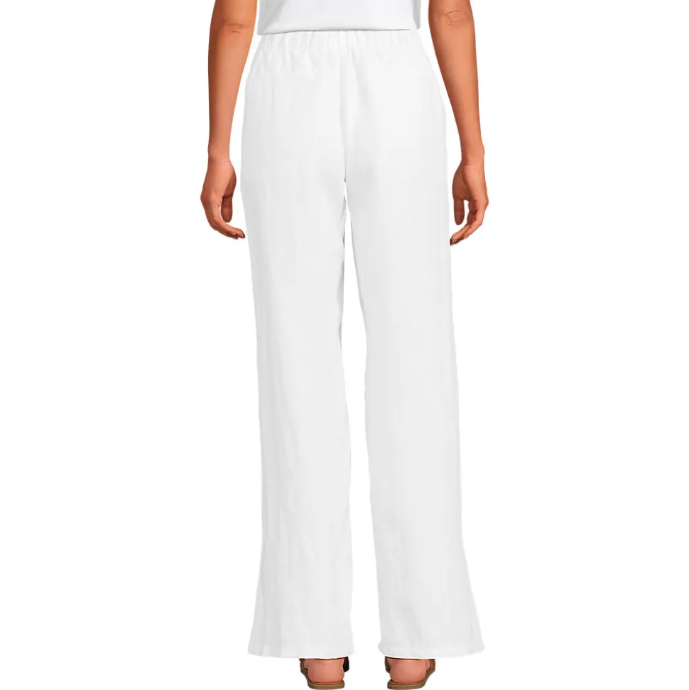Weite Premium Reinleinen-Schlupfhose für Damen