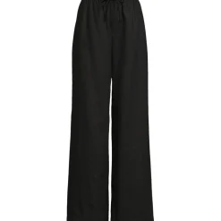 Weite Schlupfhose aus Leinenmix für Damen