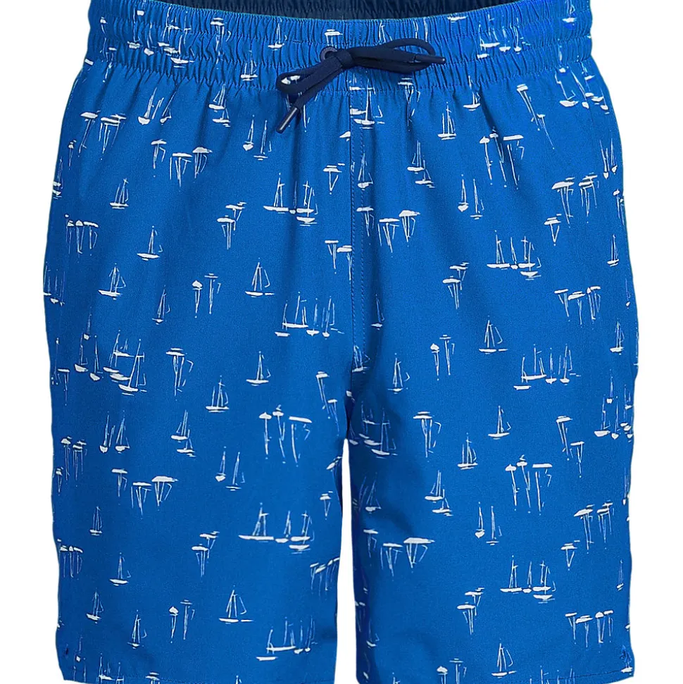 Wendbare Badeshorts für Herren, 18 cm