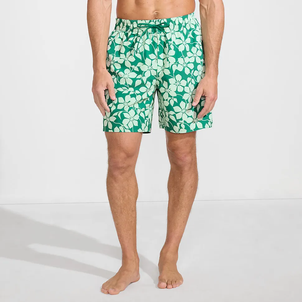 Wendbare Badeshorts für Herren, 18 cm