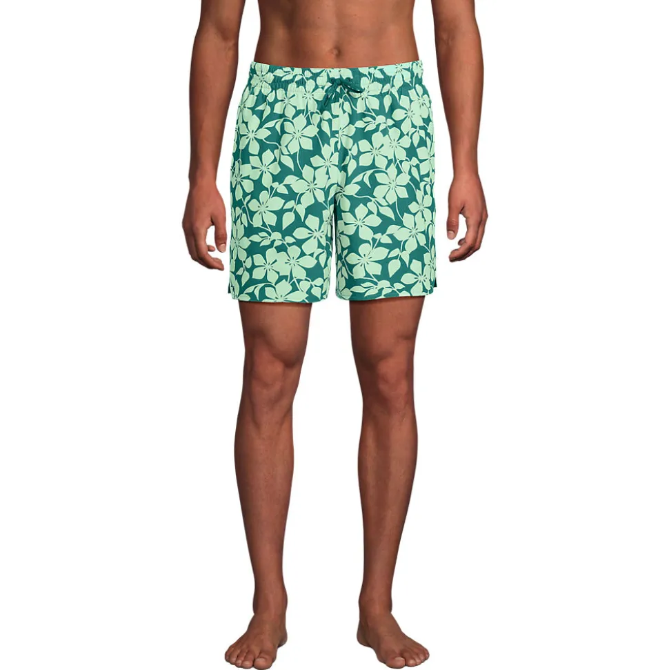 Wendbare Badeshorts für Herren, 18 cm