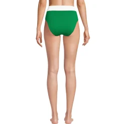 Wendbare Bikinihose mit extra hohem Beinausschnitt, High Waist, für Damen