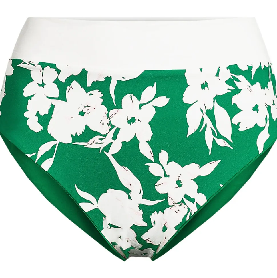 Wendbare Bikinihose mit extra hohem Beinausschnitt, High Waist, für Damen