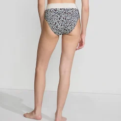 Wendbare Bikinihose mit extra hohem Beinausschnitt, High Waist, für Damen